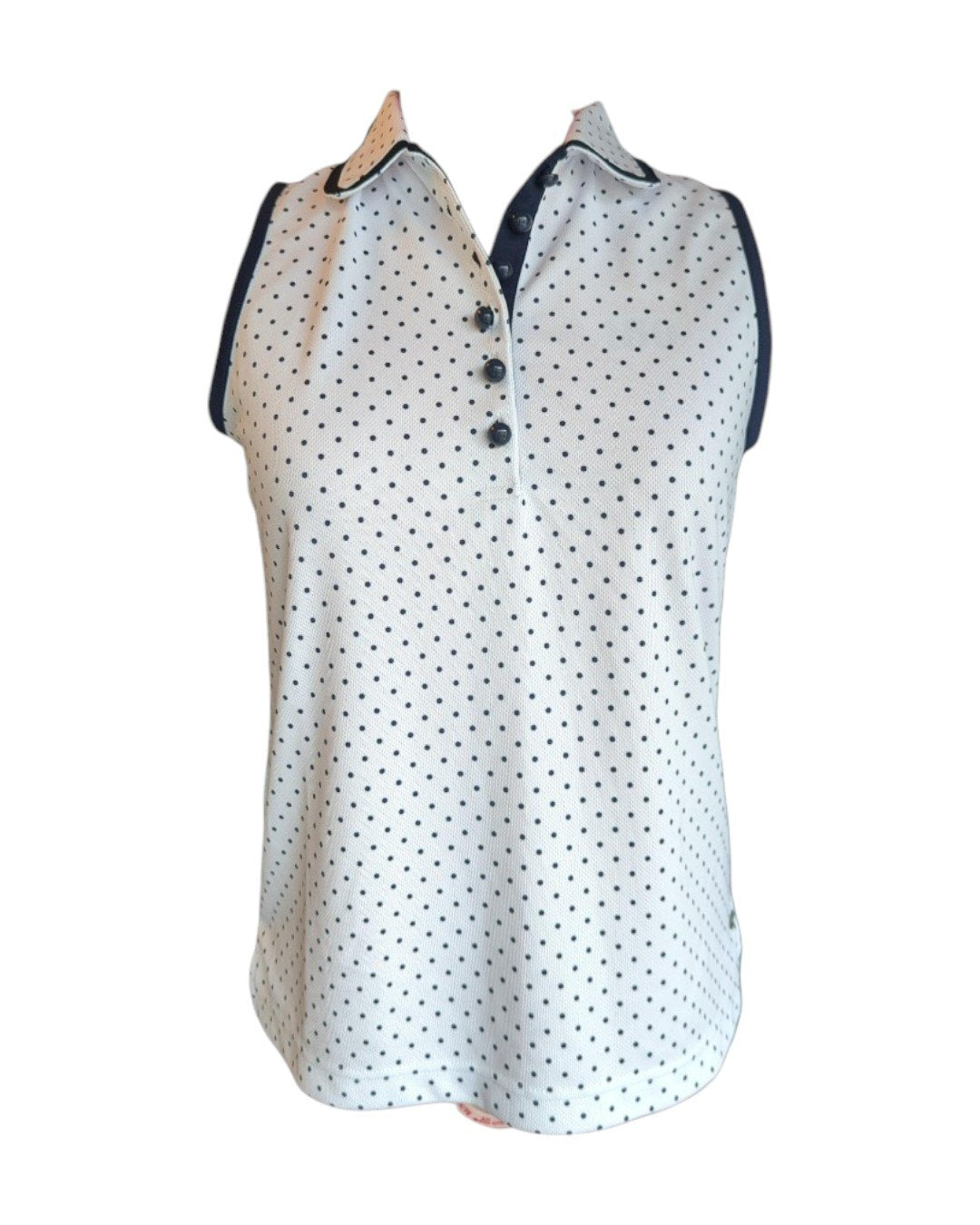 Cracked Wheat Sleeveless Polo - S