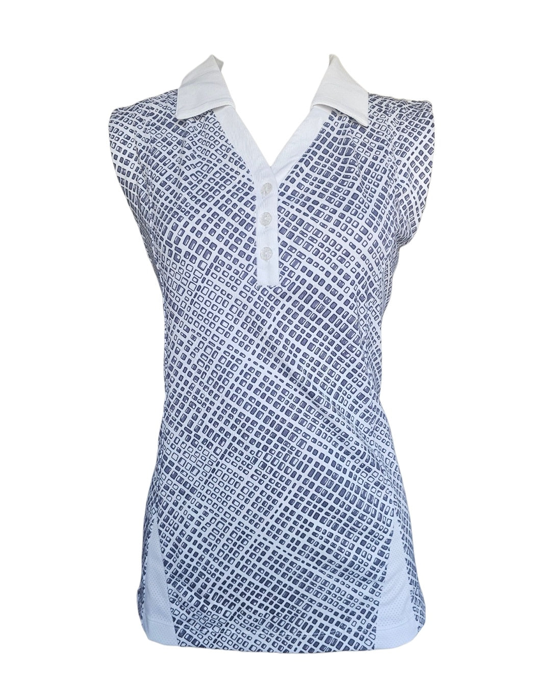 Inspired Style Sleeveless Polo - M