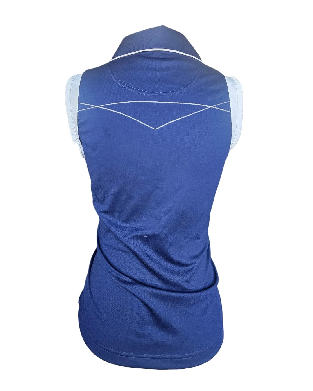 Cracked Wheat Sleeveless Polo - M