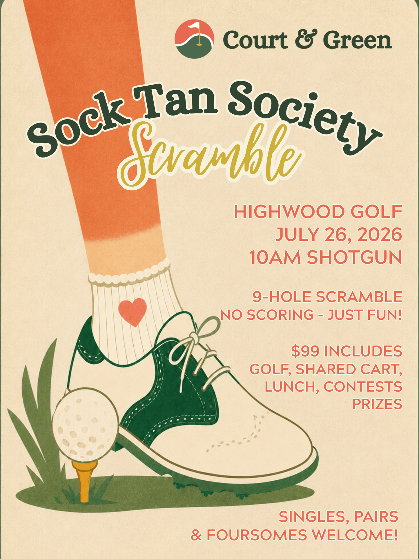 C&G Sock Tan Society Scramble
