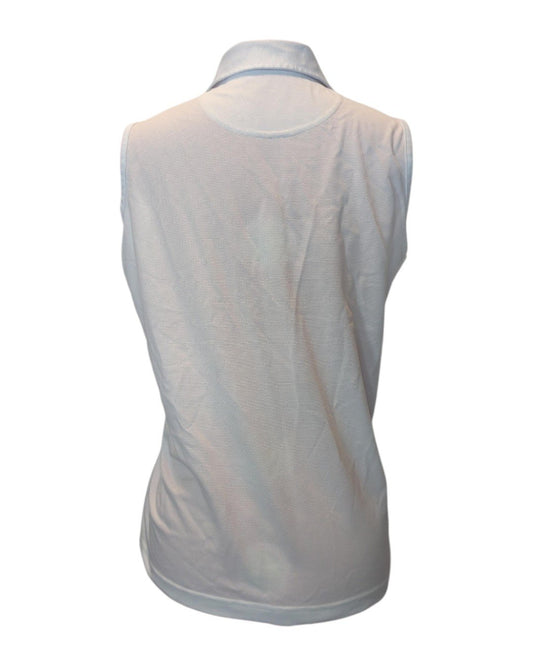 Cracked Wheat Sleeveless Polo - L