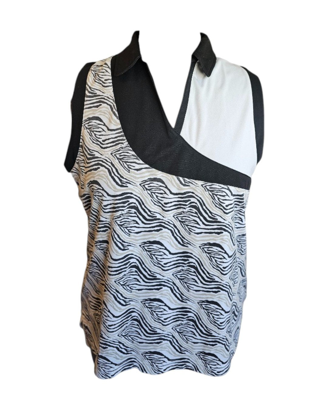 Unknown Sleeveless Polo - XL
