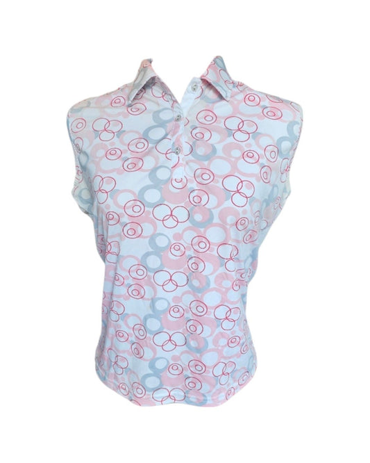 Green Lamb Sleeveless Polo - M