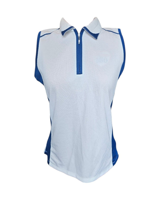 IZOD Sleeveless Polo - M