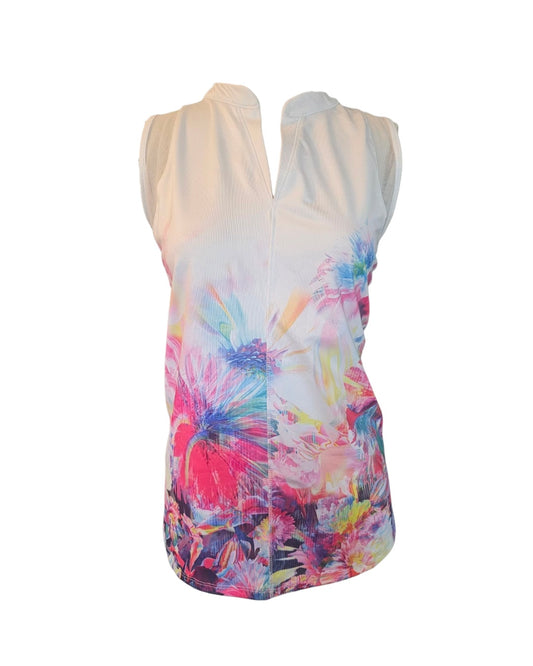Lucky In Love Sleeveless Polo - L