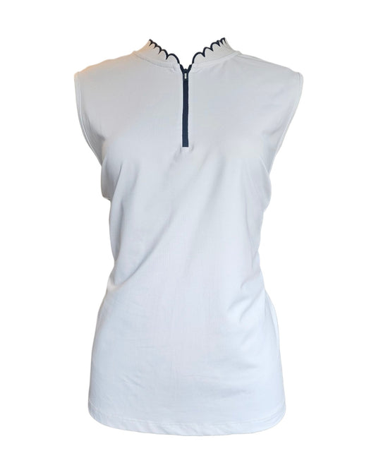 Swing Control Sleeveless Polo - L