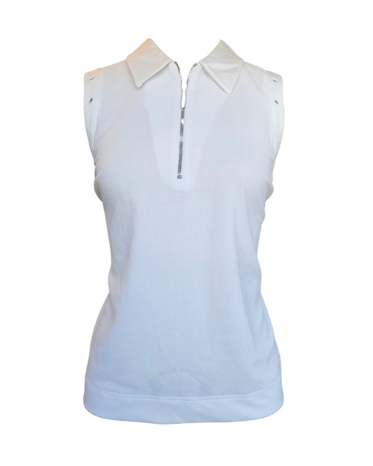 Sport Haley Sleeveless Polo - M