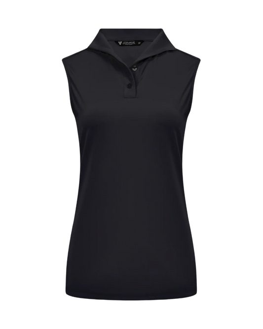 Levelwear Sleeveless Polo - M