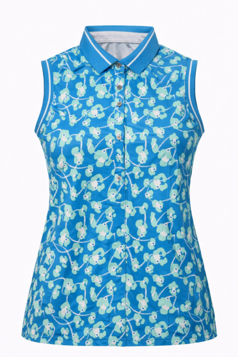 nivo Sleeveless Polo - M