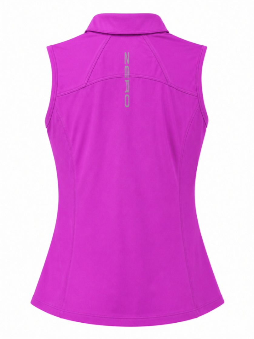 Zero Restriction Sleeveless Polo - L