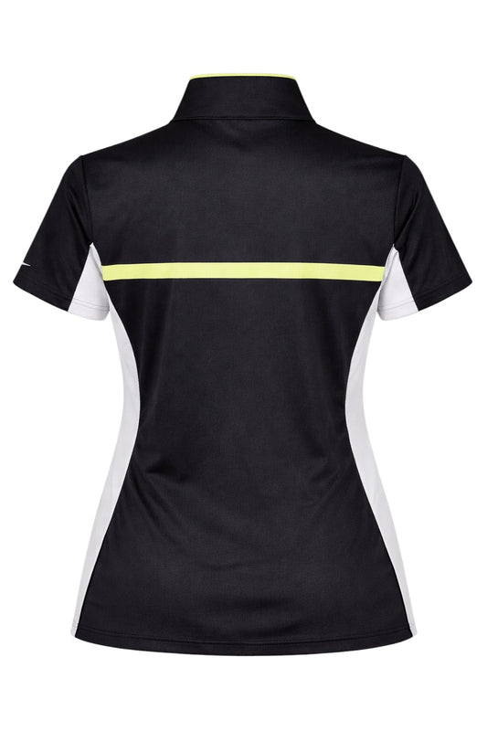 Nivo Short Sleeve Quarter Zip Polo - M