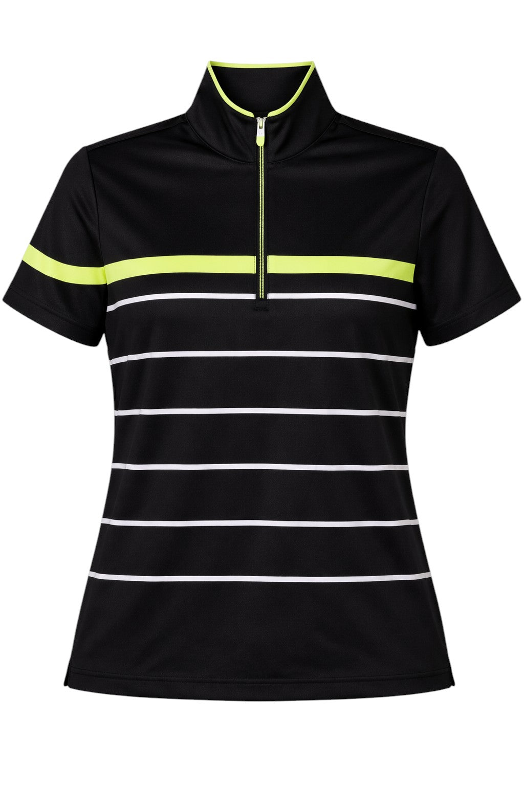 Nivo Short Sleeve Quarter Zip Polo - M