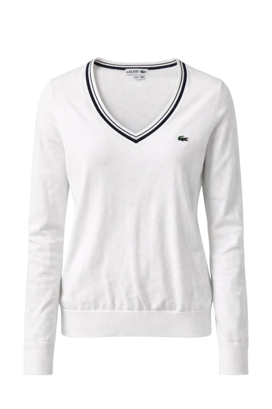 Lacoste V-Neck Knit Sweater - 42