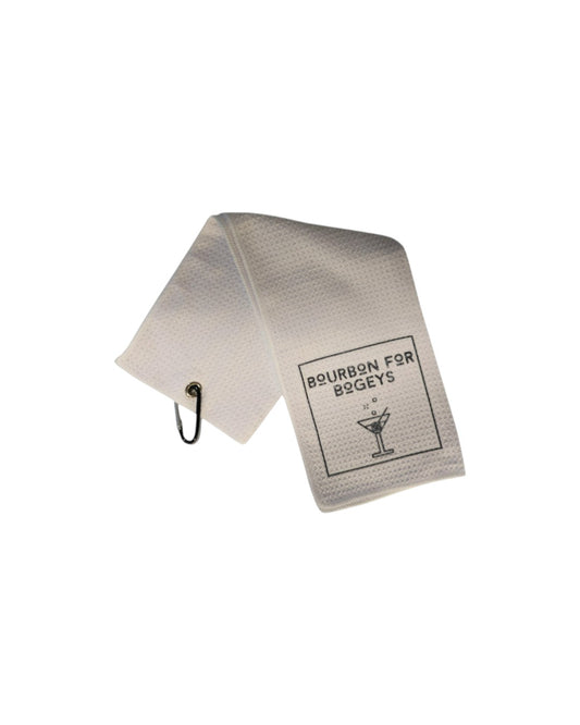Bourbon for Bogeys Golf Towel